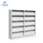 School Library Knocked Down  Bookshelf Magazine Steel Shelf Rack