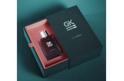 China CMYK Printed Perfume Boxes Recycled Cardboard Gift Green Case supplier