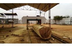 China Large timber cutting saw horizontal band sawmill machine in best selling carpentry supplier