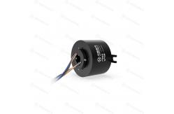 China 380V Through Bore Slip Rings Manufacturers 8 Circuits Signal 1 Circuits Shielded supplier