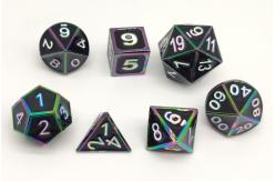 China Metallic Brass Gold Dice Set Multipurpose For Dungeon And Dragon supplier