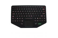 China 5VDC 91 Keys IP67 Dynamic Silicone Rugged Keyboard with touchpad supplier