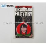 OEM Funny Red Peach Shaped Musical Keyring , Custom Talking Keychain
