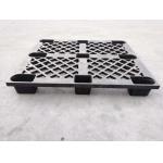 Light Duty Transportation Nesting 1200*1000 mm One-Way Packaging Plastic Pallets Black Color for sale