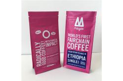 China Heat Seal Zipper Coffee Square Bottom Bag Laminated Gravure Printed supplier