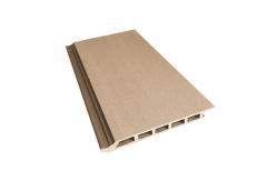 China Eco Waterproof Composite Wood Plastic WPC Slat Panel For Walls 17mm supplier