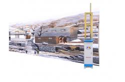 China Net Picture 1.8m Surface Tracing Vertical Wall Printer Robot ZKMC supplier