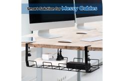 China Adjustable and Removable Desks Cable Management Tray for Office Desks supplier
