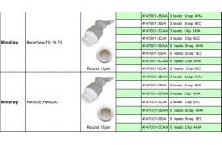 China Mindray BeneView T5 5 Leads  ECG Cable , Grey ECG  Lead Wires With Snap supplier