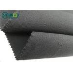 Medium Weight 76 Gsm Twill Woven Interlining Fabric With PA Double Dot for sale