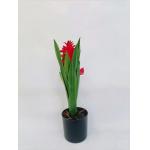 80cm Artificial Pineapple Plant Plastic Fruit Red Flowers Home Table Decoration for sale