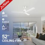 1stshine Ceiling Fan with Remote Control Class A Energy Efficiency Rating and No Light for sale