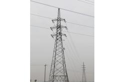 China 10 - 1000KV HDG Angle Steel Double Circuit Lattice Transmission Tower supplier
