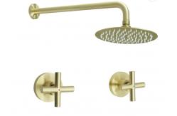 China All Copper Brush ODM 0.8MPA Concealed Shower Mixer Tap supplier