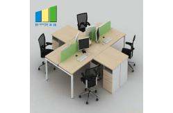 China Customized Color Office Furniture Partitions / Modular Office Cubicles supplier