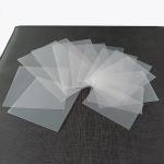 46x71mm Clear Card Sleeves Easy Shuffling Mini European Matte Board
