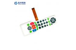 China Embossing Metal Dome Membrane Switch , FPC Circuit Metal Dome Membrane Keypad supplier