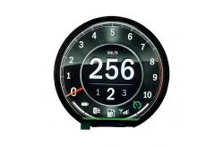 China 2 Wheeler Automotive TFT LCD 3.6 Inch 544x506 RGB Circular Display supplier
