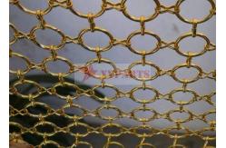 China Architectural S Hook Metal Ring Mesh Curtain For Interior Partition supplier