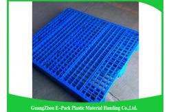 China Single Faced Plastic Euro Pallets Virgin HDPE Ventilated For Warehouse supplier