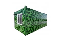 China Modular Design Container Barracks Quick Assembly For Military Camp Environmental Friendliness supplier