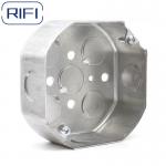 RIFI 54151 Drawn Octagon Boxes With Two Screw 4x4 Octagonal Metal Boxes for sale