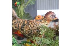 China Movement Realistic Animatronic Animals Customized Size Golden Pheasant supplier