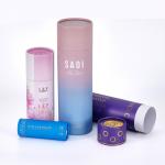 Custom Lipstick Craft Paper Tube Packaging Box For Perfume Bottle Skincare Cosmetic for sale