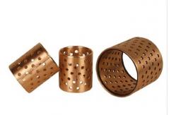 China Tin Sintered Bronze Bushing , CuSn8P Thin Wall Bushings Easy Installation supplier