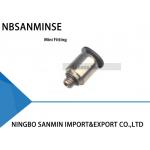POC - C Push In Compact One Touch Fitting Pneumatic Air Fittings Round Male Straight Sanmin for sale