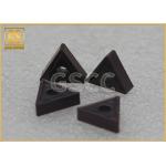 Black Tungsten Carbide Inserts Cutting Tools High Temperature Resistance for sale