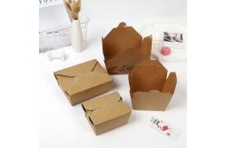 China Flexo printing In Bulk Sushi Paper Box Food Delivery Box With Lid supplier