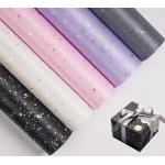 Waterproof Rolled Packaging Paper 60*60cm Flower Wrapping Paper Shinny for sale
