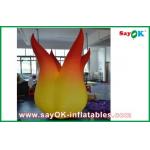 Red / Yellow  Inflatable Fire Inflatable Ligthting Fire For Advertising for sale
