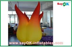 China Red / Yellow  Inflatable Fire Inflatable Ligthting Fire For Advertising supplier