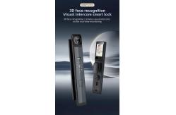 China 3D Face Recognition Smart Lock With Video Calling And 4200Mah Rechargeable Battery supplier