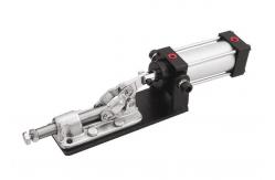 China 45kg Capacity Push Pull Pneumatic Toggle Clamp for Logistics Equipment supplier
