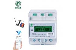 China Iot GSM 4P Smart Prepaid Energy Meter Pre Pay Power Smart Meter 65Hz supplier