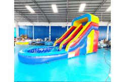 China ODM Toddler Bouncy Castle Inflatable Water Slide With Pool supplier