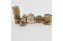 China Biodegradable Cylinder Box Packaging Deodorant / Lipstick / Lip Balm Container supplier
