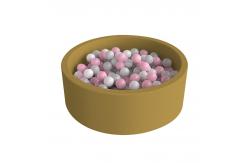 China Anti-Slip Fabric High Density Foam Ball Pits Pool 120*30cm supplier