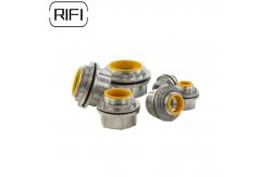 China Zinc Liquid Tight Flexible Conduit Straight Connector Bond To Boxes And Enclosures supplier