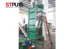 China Broken Cleaning Pet Bottle Washing Machine , Blue Bucket Plastic Washing Line supplier