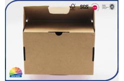 China Recycled Corrugated Mailer Box CMYK Offset Printing Storage Packaging supplier