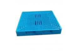 China Durable Blue Flat Plastic Pallets Virgin PP Injection Moulded Pallets supplier
