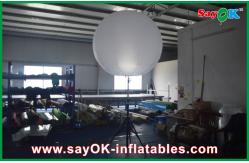 China Customized Nylon Cloth White Inflatable Lighting Decoration For Party supplier