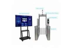 China Metal Detector System Walk Through Temperature Scanner With Face Recognition Camera supplier