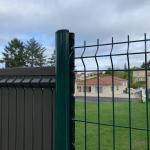 Garden Farm Welded Wire Mesh Panel Fencing Metal Pvc Coated Bending Curved for sale
