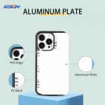 TPU PC Aluminum Sublimation Phone Case For IPhone Samsung Xiaomi for sale