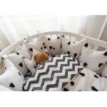Real Simple Solid Baby Crib Bedding Sets Bed Reducer With Logo Customized